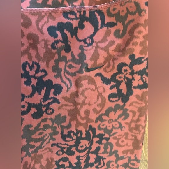 Nike drifit women’s activewear leggings sz large printed - Picture 4 of 7